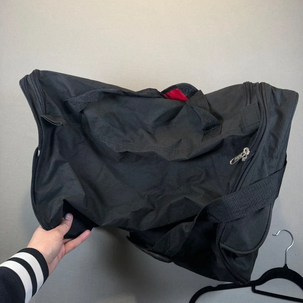 Disney Parks Mickey Mouse 1971 Walt Disney World Duffle Bag Black Travel Gym NWT
